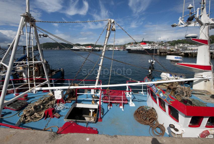 Summer View From South Pier Oban Argyll