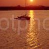 Sunset Over Gott Bay Island Of Tiree