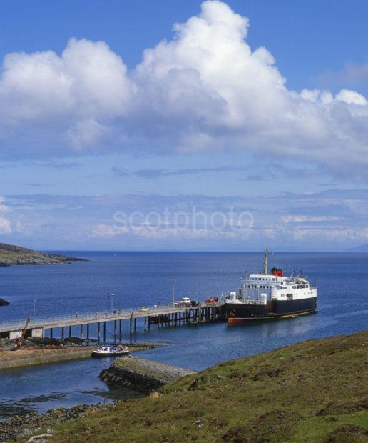 MV Columba At Scarasaig Pier Colonsay 1970s