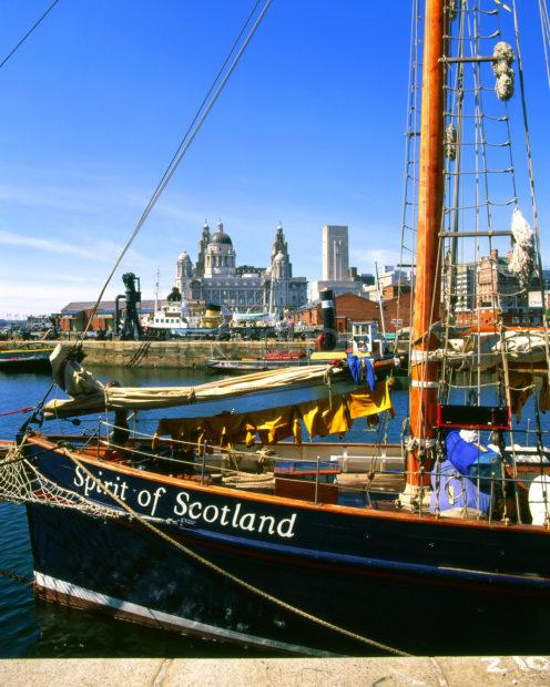 Tall Ship At Albert Dock