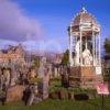 The Church Of The Holyrude With The Statue Of The Heroes In The Foreground Stirlingshire