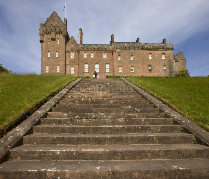 I5D2076 Impressive View Of Brodick Castle Island Of Arran