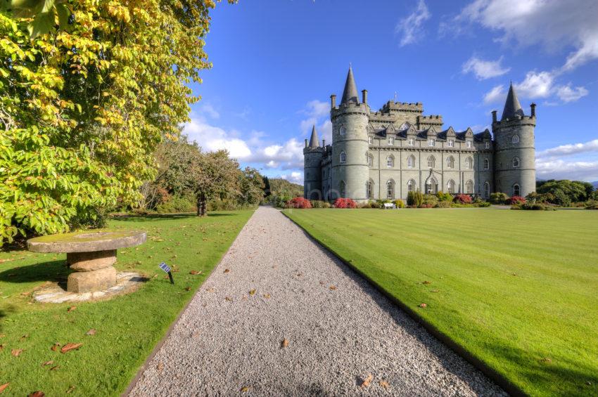 0I5D6102 BEAUTIFUL VIEW OF INVERARAY CASTLE FROM GROUNDS