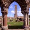 The Ruins Of St Andrews Cathedral With St Rules Tower St Andrews Fife