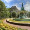 0I5D8770 Edinburgh Castle From Reburbished Fountain