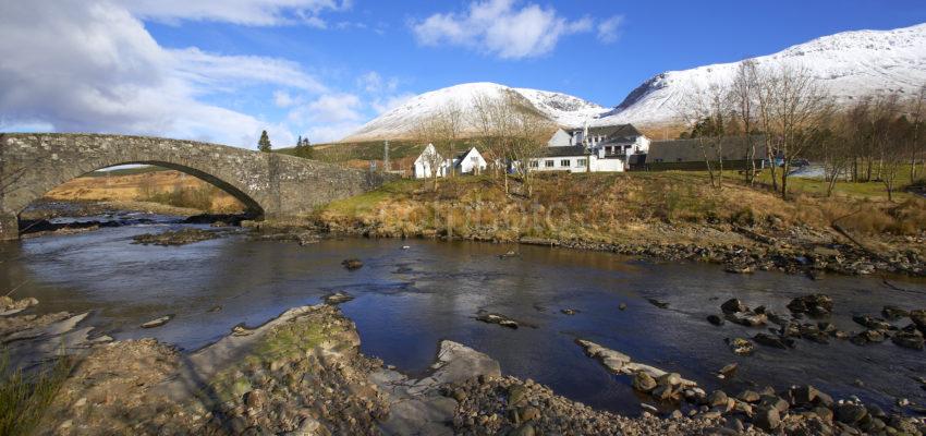 Bridge Of Orchy Winter Panoramic