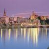 A Dramatic Sunset Across The River Ness Towards The Castle And Town Centre Inverness