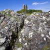 WY3Q5305 Dramatic Pic Of Gylen Castle With Pudding Stone Kerrera