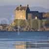 0I5D1025 Duntrune Castle From The Marshes Loch Crinan Argyll