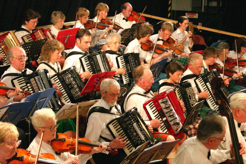 3963 Accordian Players At Scottish Fiddlers Rally