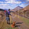 Hiker West Highland Way Tyndrum