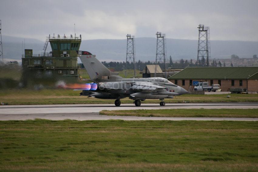 DSC 1744 Tornado GR4 Hurls Down The Runway At Lossie