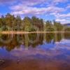 Summer Reflections On The West Shore Of Loch Lochy Near Bun Arkaig Lochaber West Highlands