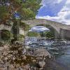 Old Dee Bridge Across The Dee Royal Deeside