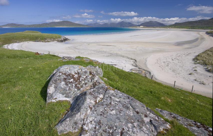 View Of Beaches South Harris Looking North