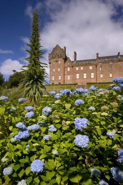 Brodick Castle From Gardens Isle Of Arran