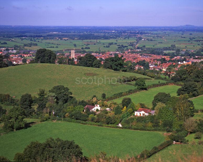 Glastonbury From The Torr