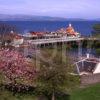 Springtime In Dunoon Towards Pier From Gardens Clyde Argyll