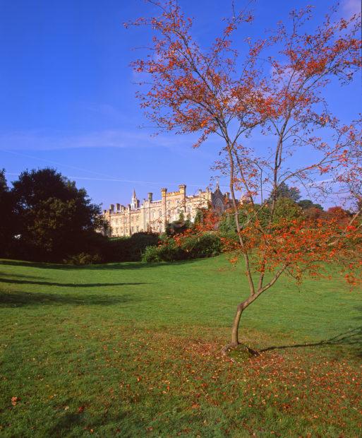 Magnificent Autumn Reflections And Colours In Sheffield Park Garden 18th Century East Sussex England