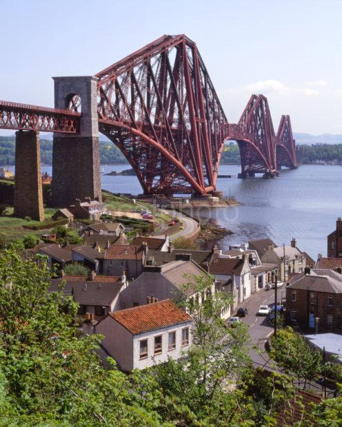 The Forth Railway Bridge From North Queensferry Firth Of Forth