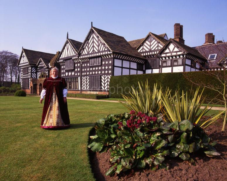 Lady In Elizabethan Dress Speke Hall