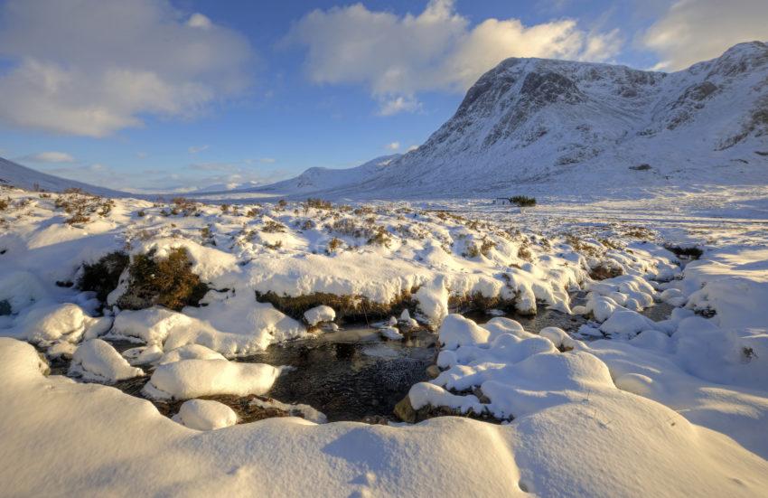 LOOKING EAST WITH STOB DEARG GLENCOE