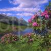 Springtime In Glen Etive From Lochan With Glencoe Hills