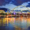 Tyneside At Dusk Newcastle