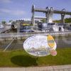 Falkirk Wheel From Plaque