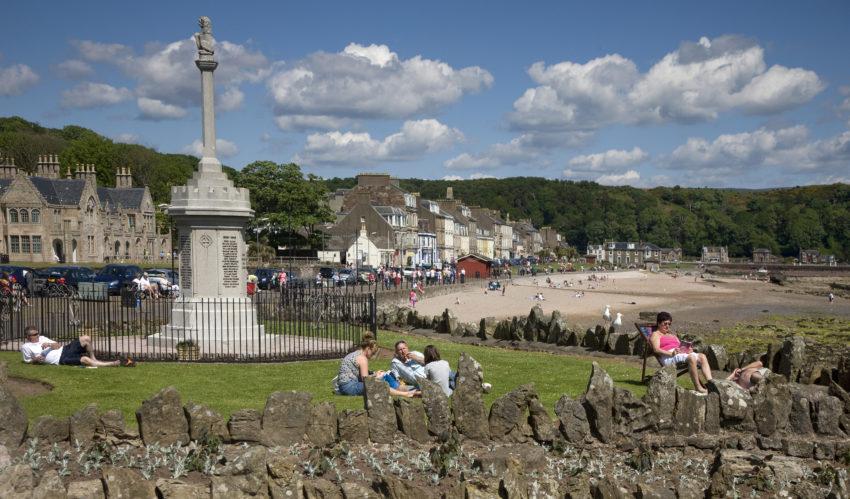 Summer Scene Millport Seafront Great Cumbrae Island