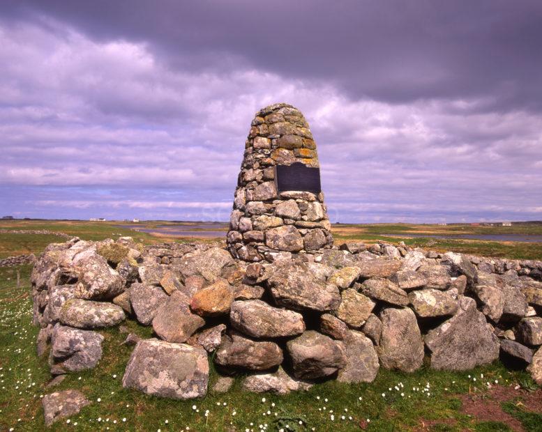 Flora MacDonalds Birthplace Cairn Nr Milton South Uist