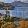 0I5D0079 Autumn View Eilean Donan Castle Loch Duich