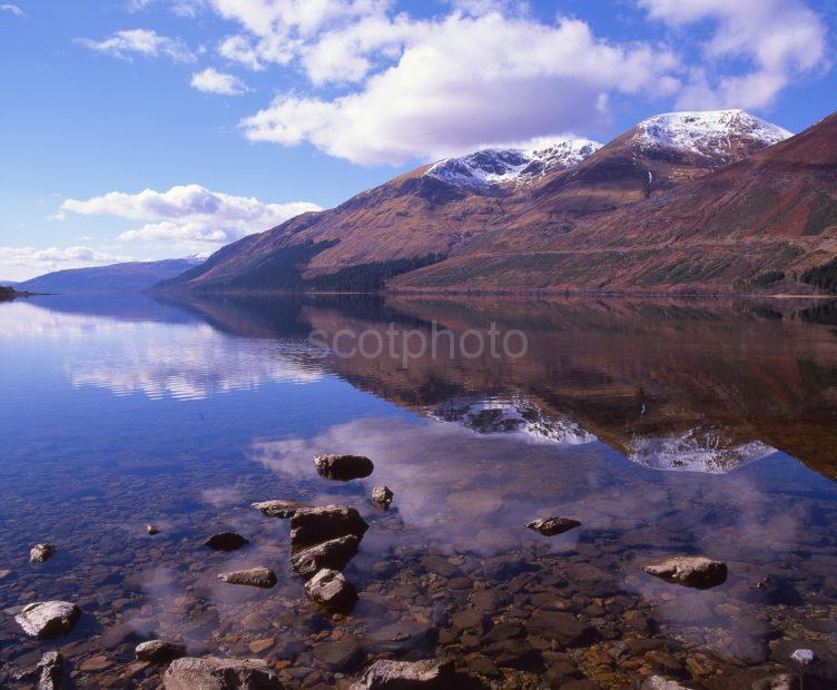 Reflections On Loch Lochy Great Glen Scottish Highlands