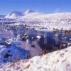 Winter Scene From The Frozen Shore Of Lochan Na H Achlaise Rannoch Moor West Highlands