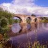 The Old Stirling Bridge Across The River Forth Stirling Central Scotland