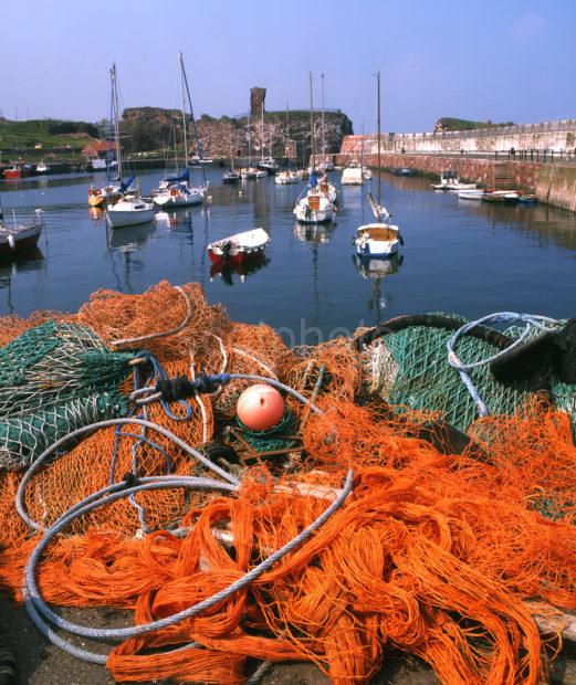 Dunbar Harbour And Castle Ruins Dunbar East Lothian