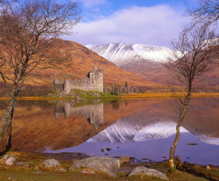 Peaceful Reflections Of Kilchurn Castle Loch Awe Argyll