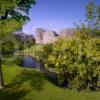 Spring Shot Of Rothesay Castle And Moat