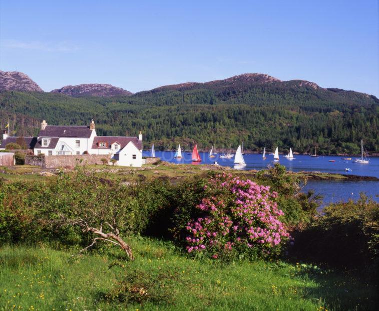 Plockton With Yachts