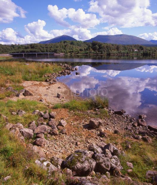 Reflections On Loch Garry Lochaber West Highlands