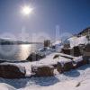 Urquhart Castle Snow Loch Ness