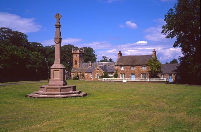 Dirleton Village Green And Church East Lothian Firth Of Forth