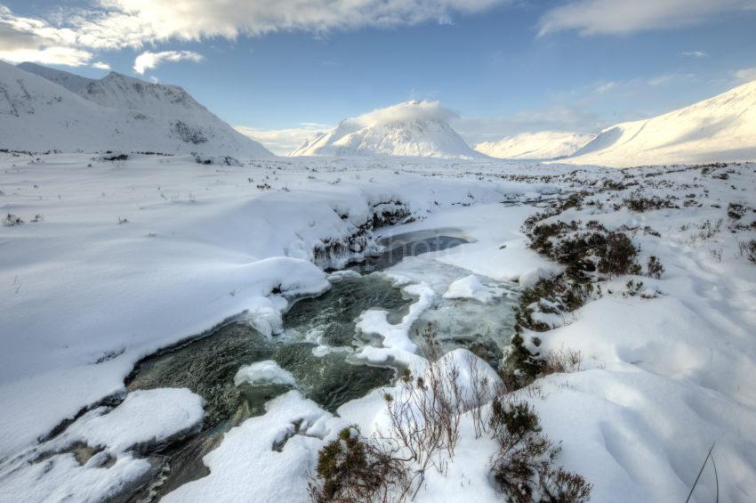 WINTER GLENCOE WITH BUACHAILLE ETIVE MHOR