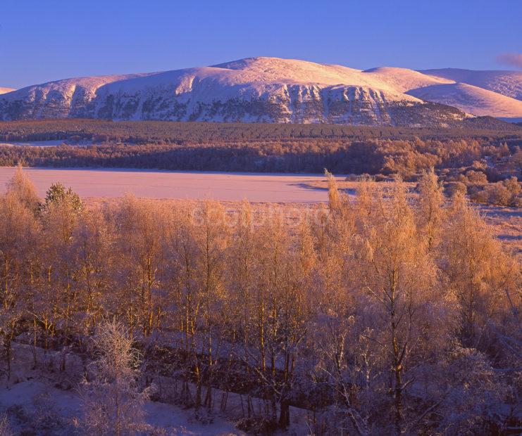 The Cairngorms From A9 North Of Kingussie Badenoch