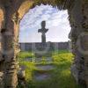 I5D0647 Kilnave Chapel And Cross Through Doorway