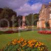 Wilton Lodge Park And Museum With Landscaped Gardens Memorial On The Banks Of The River Tweed Hawick Scottish Borders