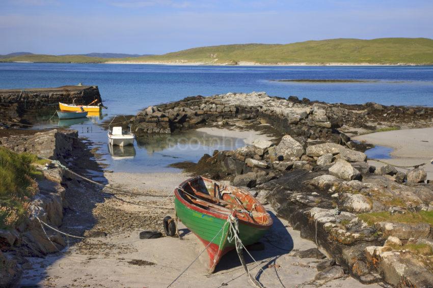 Old Jetty At North Coast Of Barra