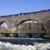 First Scotrail Super Sprinter Crosses Morar Viaduct Fort William Mallaig Line