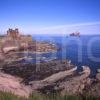 Tantallen Castle And Bass Rock East Lothian