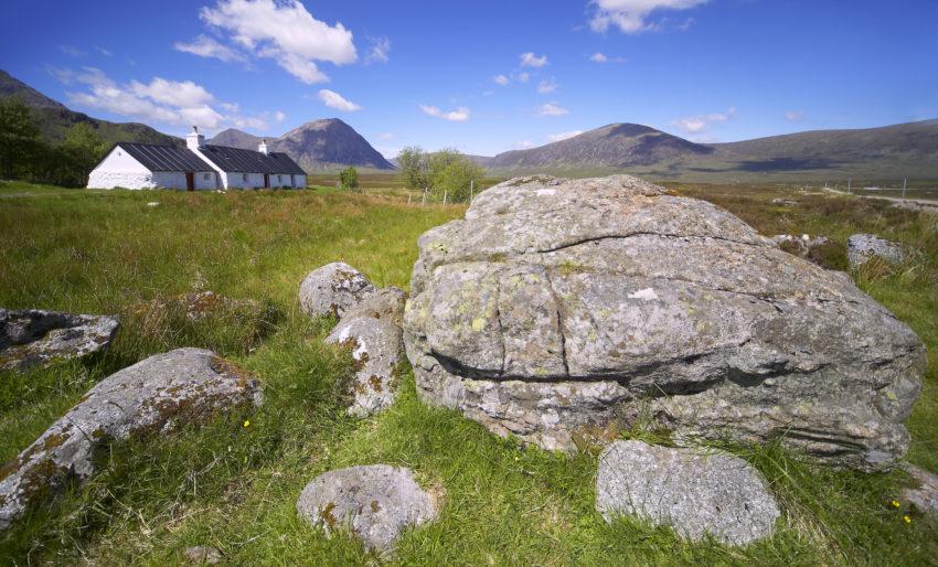 Croft Nr Glencoe With Shepherd Of Etive